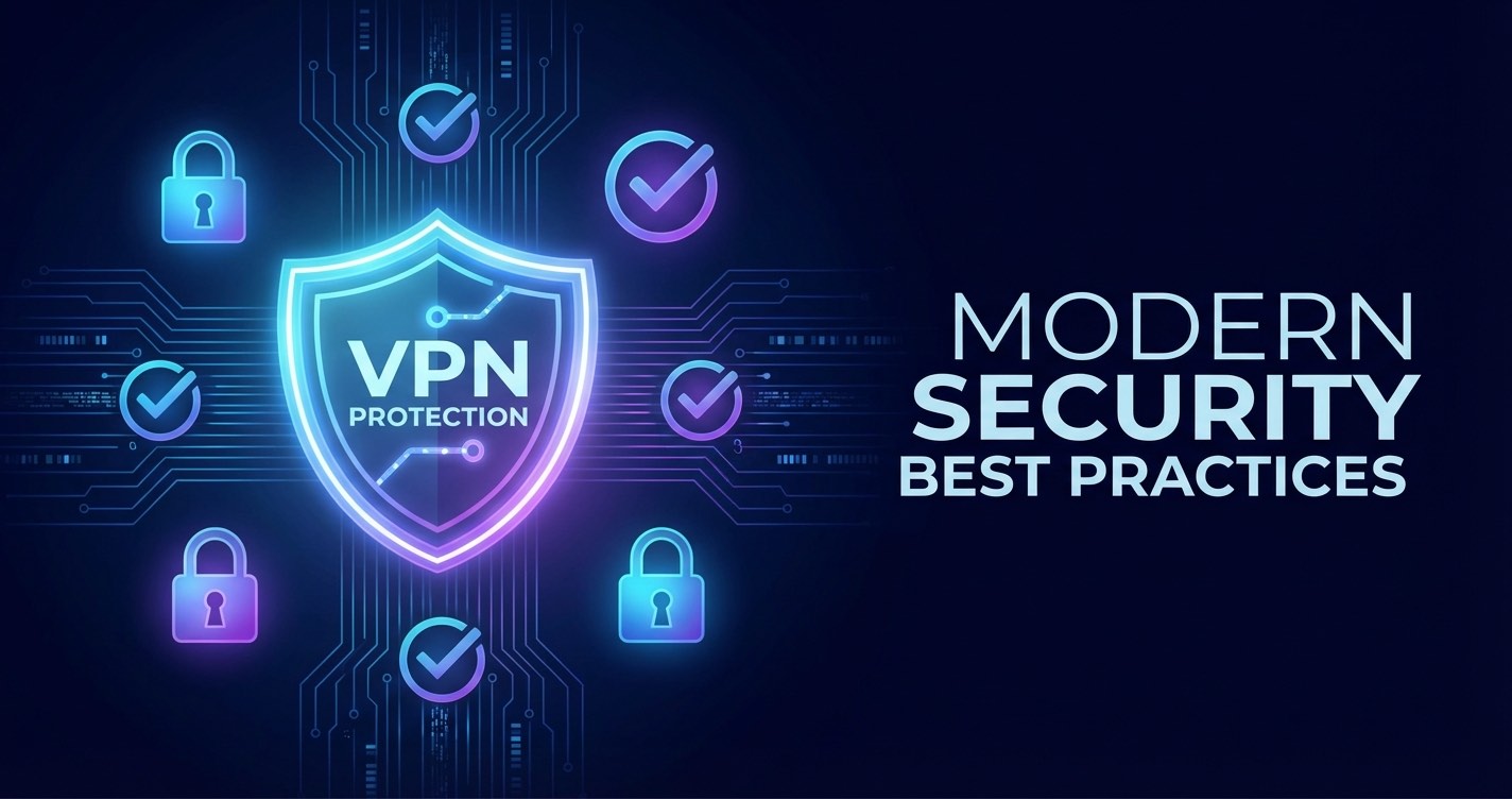 Security shield with VPN protection best practices